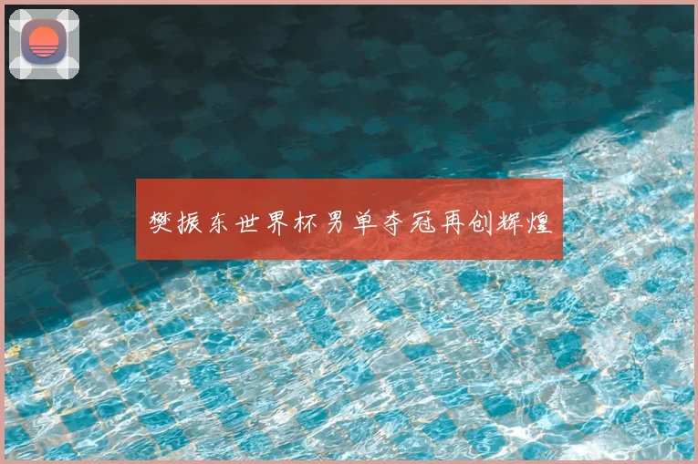 樊振东世界杯男单夺冠再创辉煌