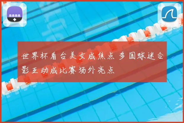 世界杯看台美女成焦点 多国球迷合影互动成比赛场外亮点